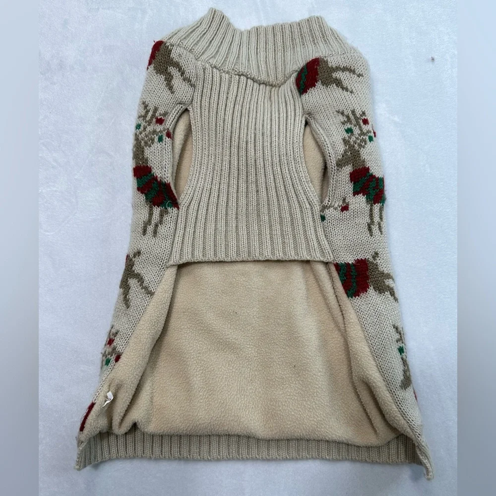 Jingles‎ & Joy Small Dog Reindeer Holiday Christmas Sweater